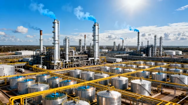 石油化工厂全景918#横屏 