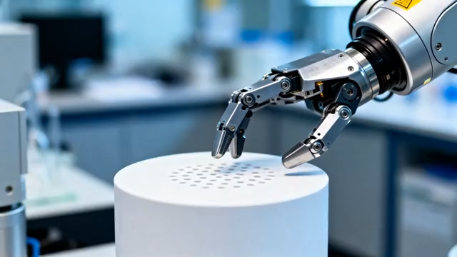 实验室中机械臂操作场景3708#横屏 