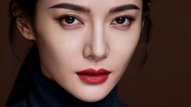  女性特写美妆形象2990#横屏 	 -