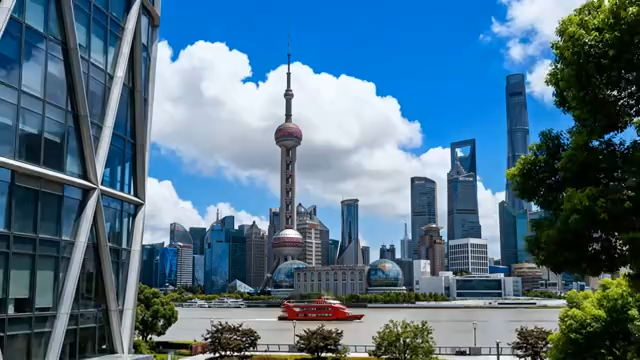 上海陆家嘴城市风光1304#横屏 