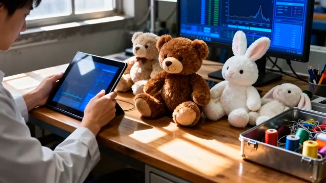  男人办公桌前使用平板电脑1230#横屏 	 - 