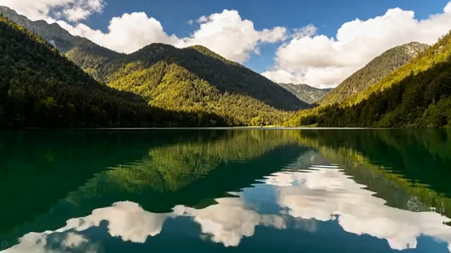 山林湖泊自然风光2250#横屏 