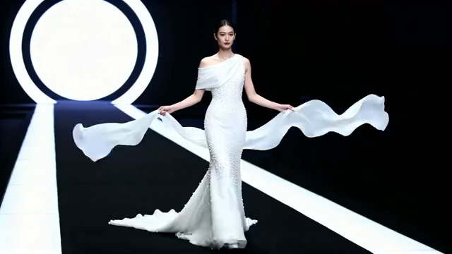  模特时装秀走秀素材362#横屏 	 - 