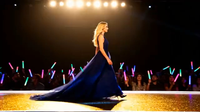  模特舞台走秀背影(2)2725#横屏 	 