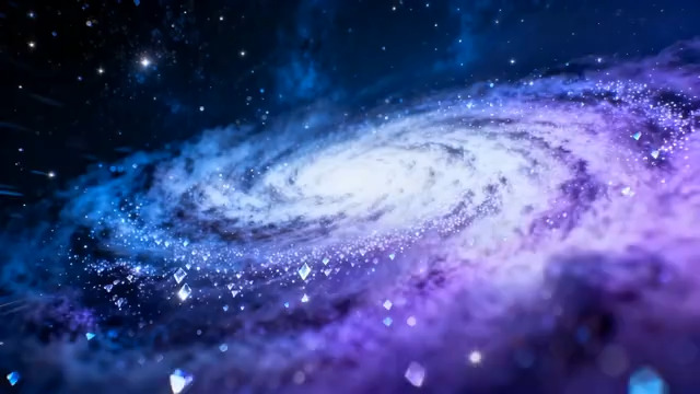  梦幻绚丽宇宙星云背景素材1894#横屏 	 