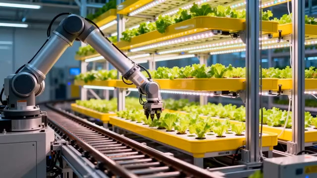  机械臂于农业大棚内作业2504#横屏 	 -