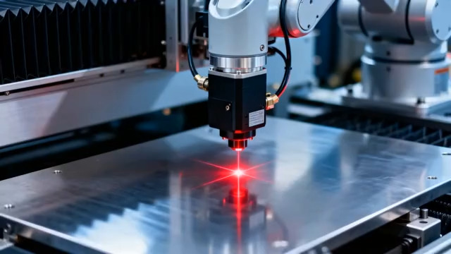  机械臂激光切割金属板材619#横屏 	 