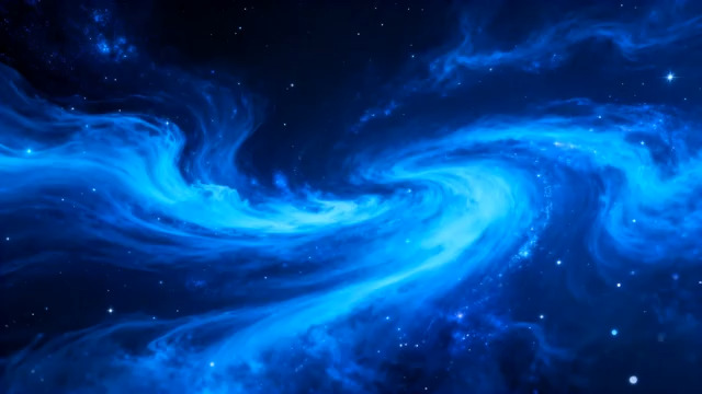  蓝色星空宇宙背景素材2783#横屏 	 