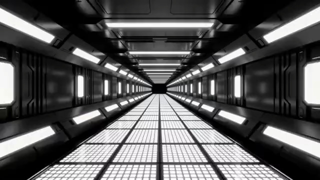  科技感隧道渲染场景2406#横屏 	 