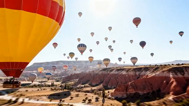  卡帕多西亚热气球飞行场景1030#横屏 	 -