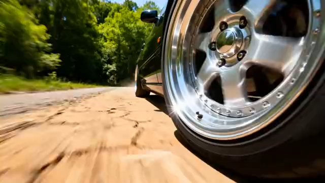 汽车行驶中车轮特写2128#横屏 