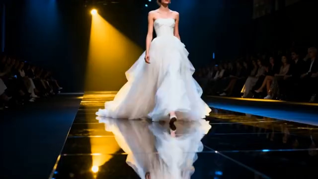  婚纱模特走秀现场素材2755#横屏 	 - 