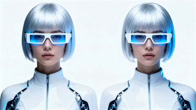  湖畔女子手持花束站立2302#横屏 	 - 