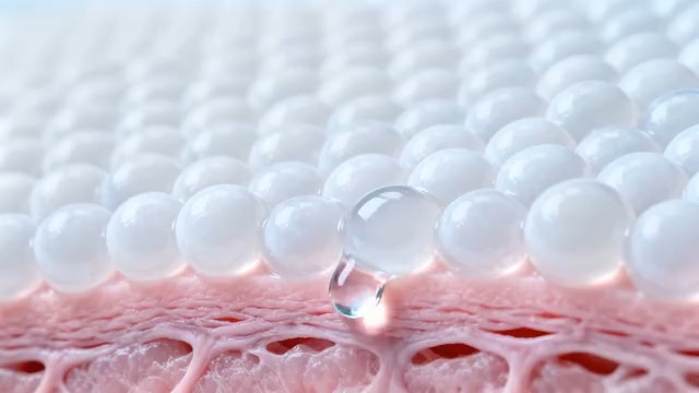  护肤成分渗入皮肤微观展示2483#横屏 	 