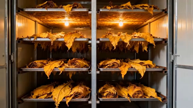  烘干设备内的烟叶2426#横屏 	 