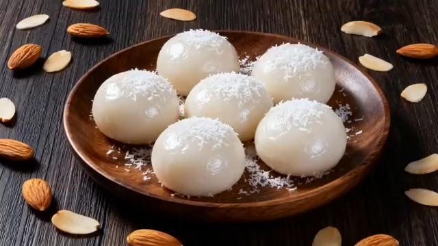 木盘装撒椰蓉糯米汤圆3793#横屏 