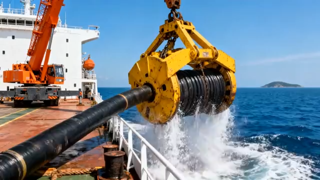 轮船码头装卸作业场景3536#横屏 