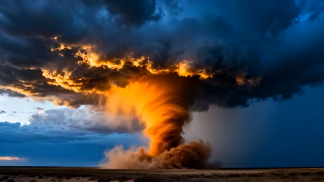 龙卷风自然景象素材3134#横屏 