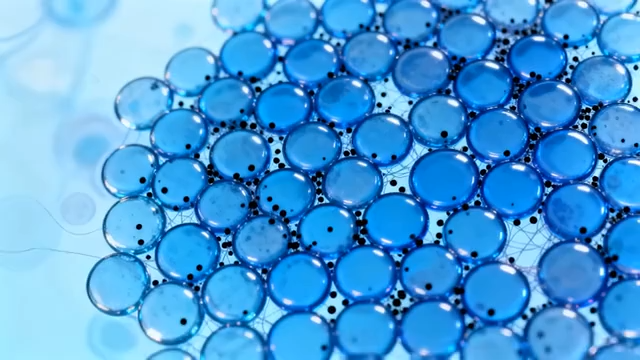 蓝色细胞状渲染素材4757#横屏 