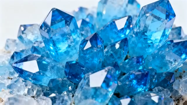 蓝色水晶特写3811#横屏 