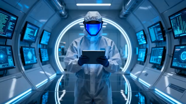 科研人员在科技实验室操作2792#横屏 