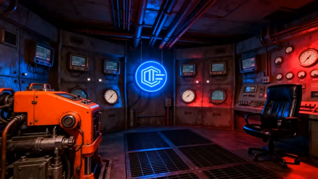 科技风工业控制室场景3847#横屏 