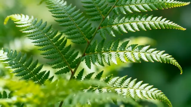 蕨类植物特写4572#横屏 