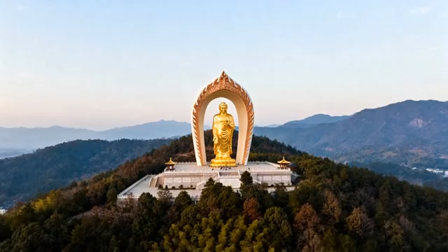 九江东林大佛全景5387#横屏 