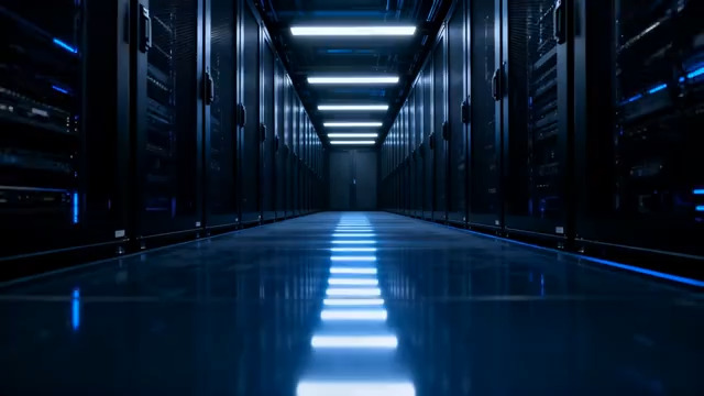  服务器机房内部场景806#横屏 	 