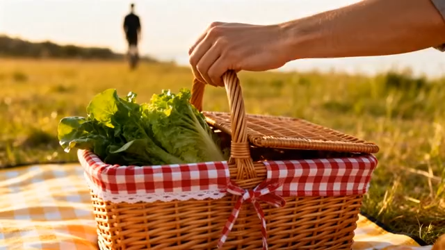 户外野餐手拎野餐篮1863#横屏 