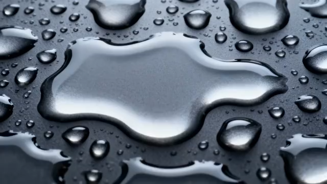 金属物件水滴坠落素材3725#横屏 