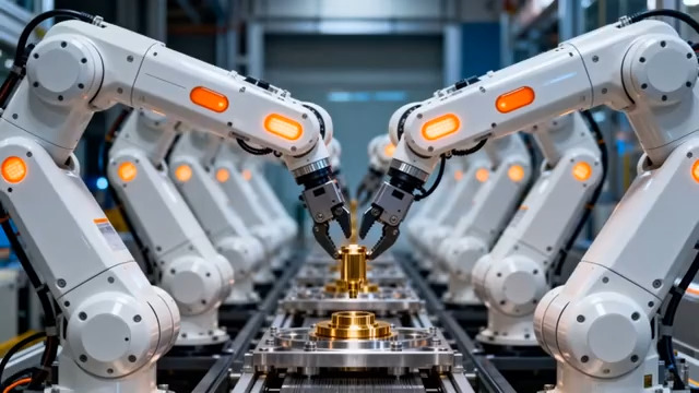  工厂机械臂自动化生产场景126#横屏 	 - 