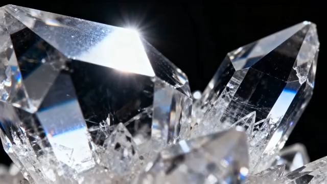 晶莹剔透水晶特写3431#横屏 