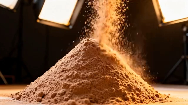  粉末堆积特写1482#横屏 	 