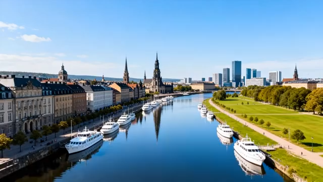 红墙古建筑旁盛开的樱花4258#横屏 