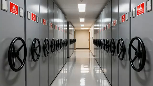  带轮设备的室内走廊场景1943#横屏 	 - 