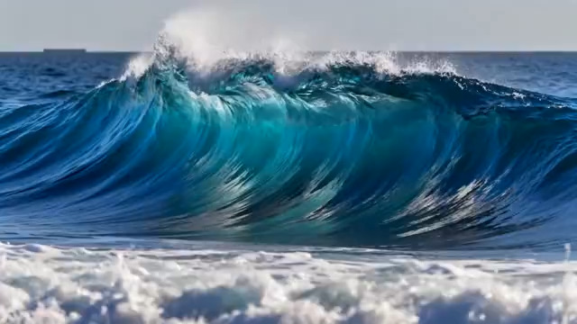  大海汹涌海浪特写素材1177#横屏 	 -