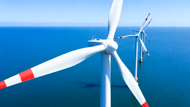 海上风力发电机全景1628#横屏 