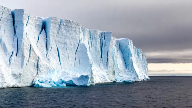  冰川海岸自然景观素材2301#横屏 	 