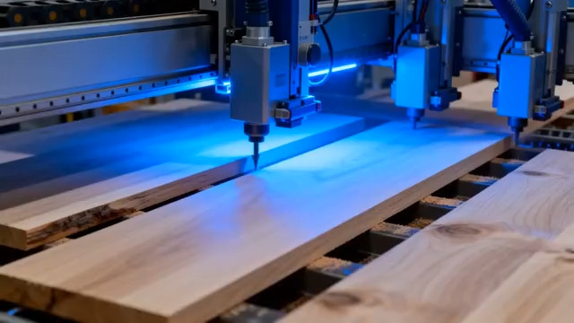  智能木工机械加工木材3187#横屏 	 