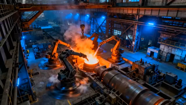  智能工厂钢铁冶炼过程3178#横屏 	 