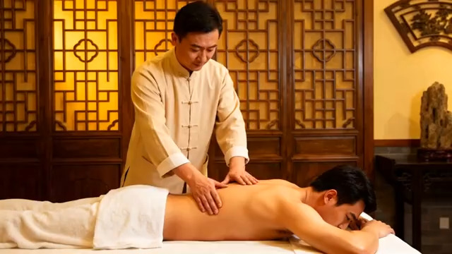  中式推拿按摩场景3212#横屏 	 