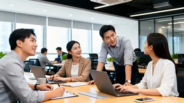  职场团队协作沟通3170#横屏 	 