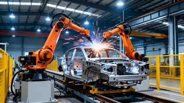 工厂汽车自动化焊接生产线1992#横