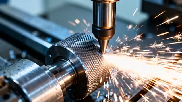 工厂机械加工金属零件画面2645#横