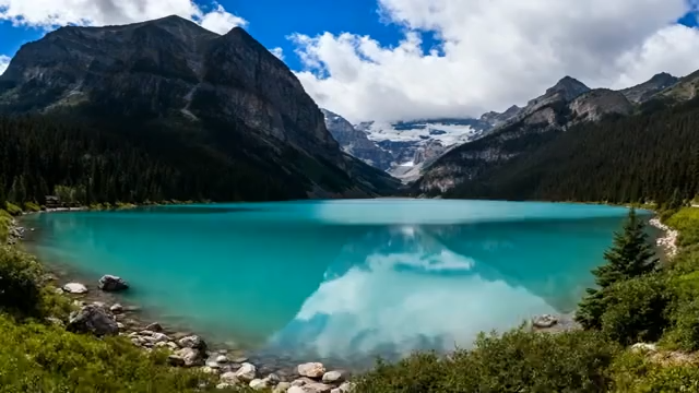 高山湖泊自然风光(1)3707#横