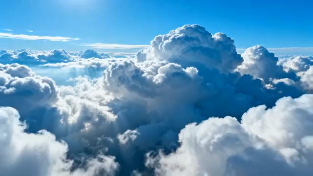 高空俯瞰壮丽云海景观2931#横屏 