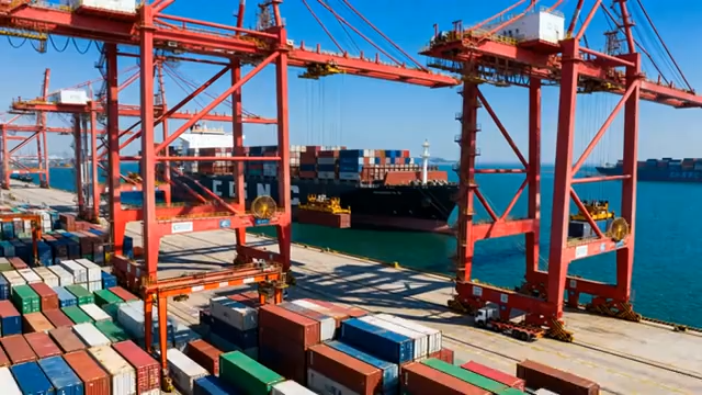 港口集装箱码头场景470#横