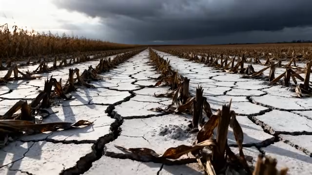 干旱玉米地景象5022#横屏 