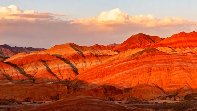 甘肃张掖七彩丹霞地貌景观322#横屏 